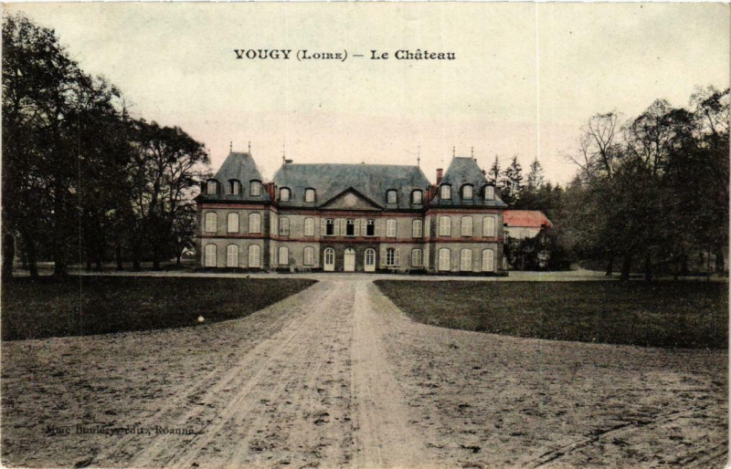 Carte postale ancienne Vougy Le Chateau à Vougy