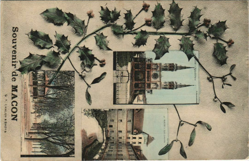 Carte postale ancienne Macon Scenes
