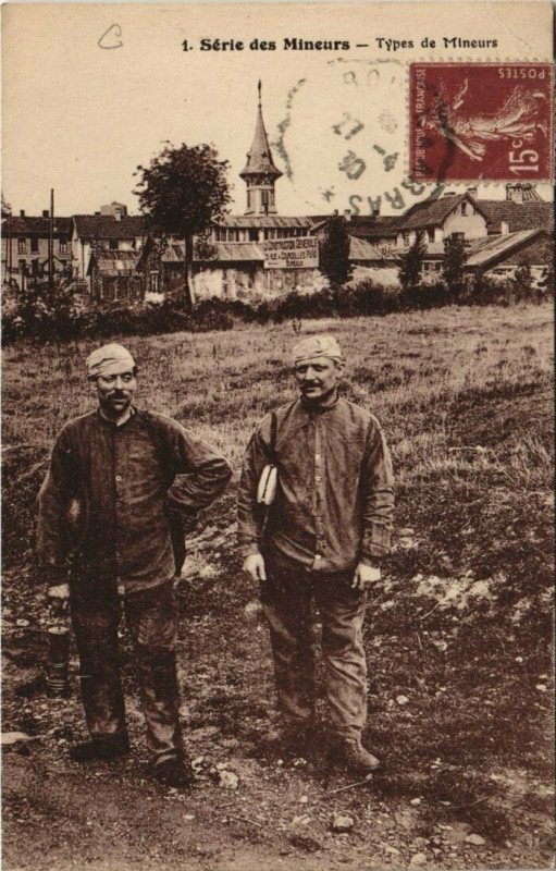 Carte postale ancienne Série des Mineurs. Types de Mineurs
