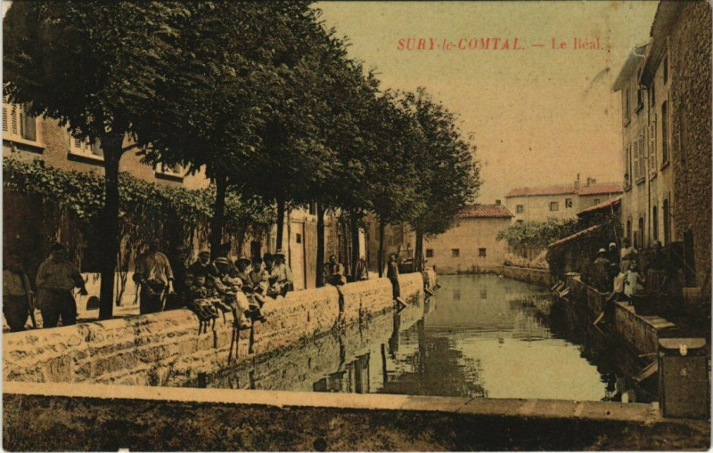 Carte postale ancienne Sury-le-Comtal Le Béal à Sury-le-Comtal