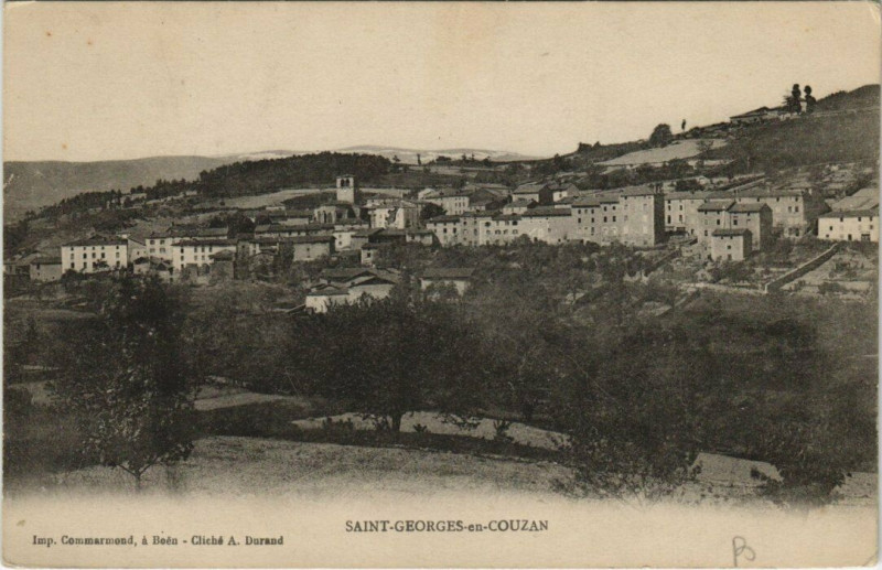Carte postale ancienne Saint-Georges-en-Couzan à Saint-Georges-en-Couzan