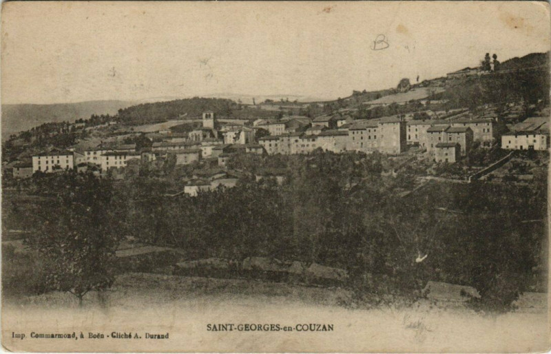 Carte postale ancienne Saint-Georges-en-Couzan à Saint-Georges-en-Couzan