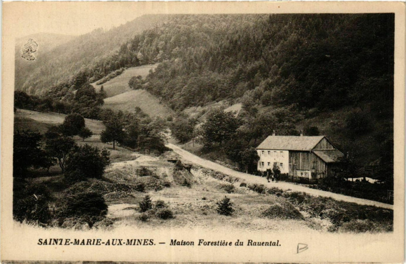 Carte postale ancienne Sainte-Marie-aux-Mines - Maison Forestiere du Rauental à Sainte-Marie-aux-Mines