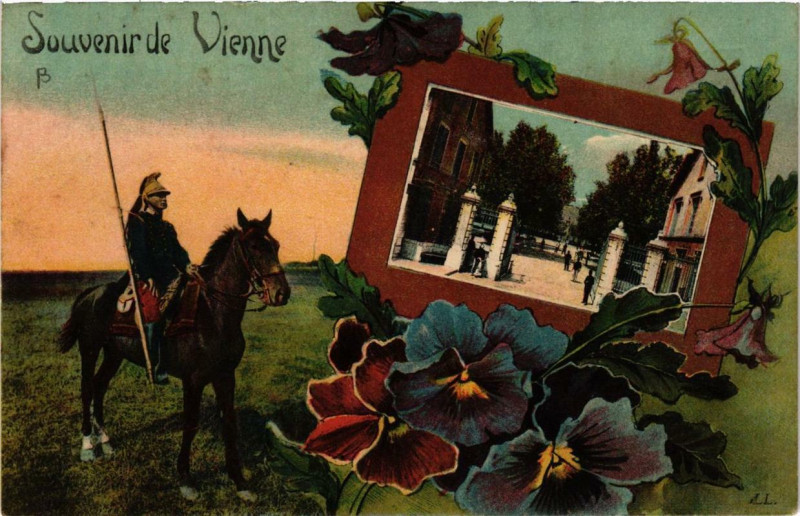 Carte postale ancienne Vienne - Souvenir à Vienne