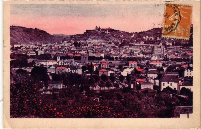 Carte postale ancienne Vienne - Vue générale à Vienne