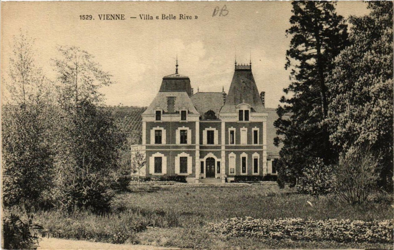 Carte postale ancienne Vienne - Villa Belle Rive à Vienne
