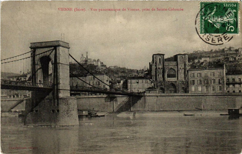Carte postale ancienne Vienne - Vue panoramique à Vienne