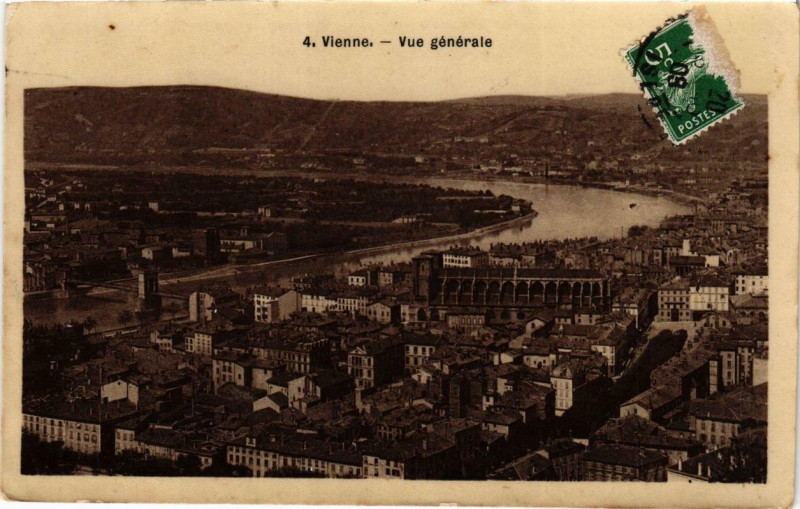 Carte postale ancienne Vienne - Vue générale à Vienne