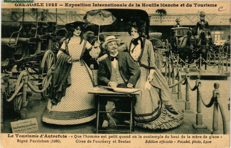 Carte postale ancienne Grenoble Le Tourisme d'Autrefois à Grenoble