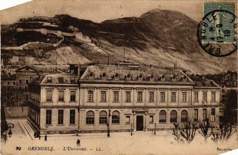 Carte postale ancienne Grenoble L'Université à Grenoble