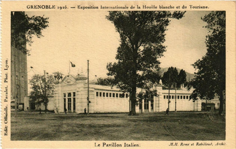 Carte postale ancienne Grenoble Le Pavillon Italien à Grenoble