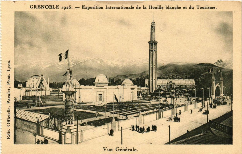 Carte postale ancienne Grenoble Vue générale à Grenoble
