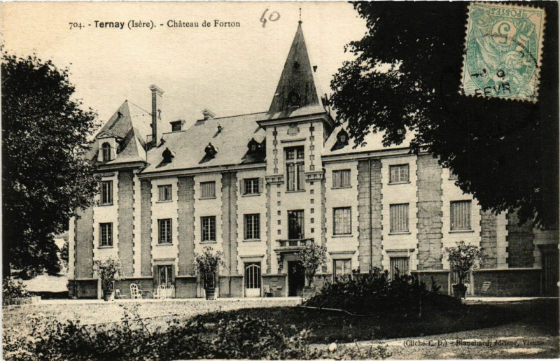 Carte postale ancienne Tornay - Chateau de Forton
