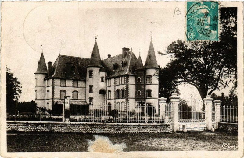 Carte postale ancienne Saint-Simeon-de-Bressieux - Chateau Cauttefred à Saint-Siméon-de-Bressieux