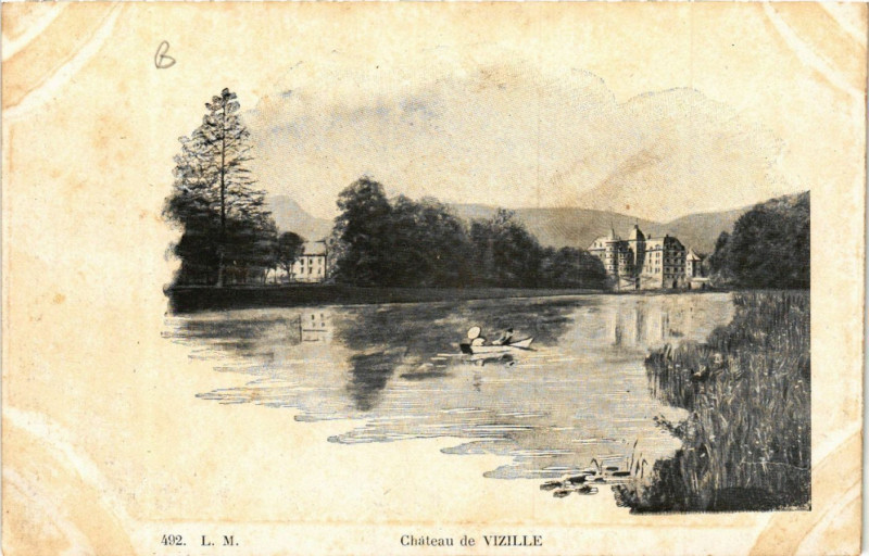 Carte postale ancienne Chateau de Vizille à Vizille