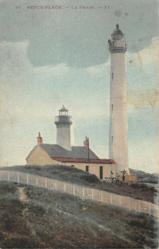 Carte postale ancienne Berck Plage Le Phare à Berck