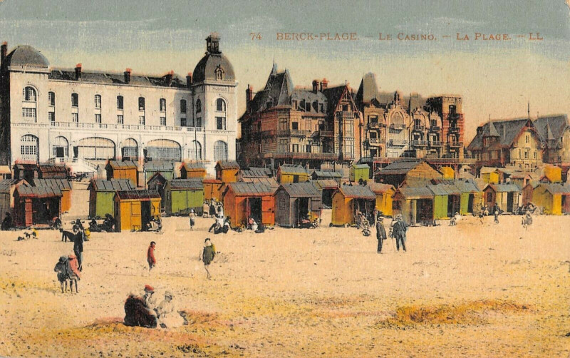 Carte postale ancienne Berck Plage Le Casino La Plage à Berck