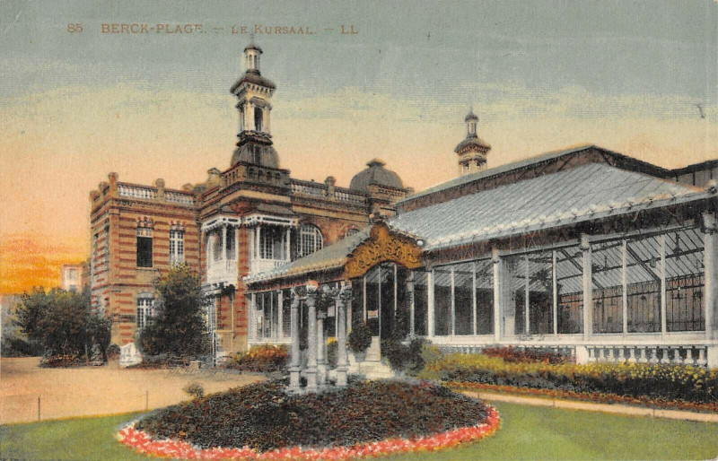 Carte postale ancienne Berck Plage Le Kursaal à Berck