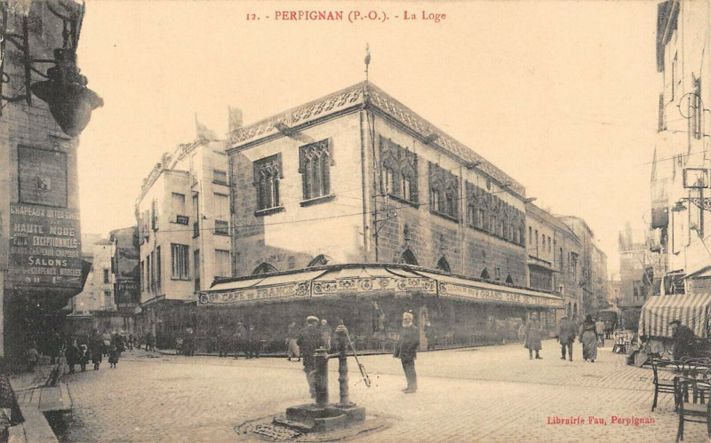 Carte postale ancienne Perpignan La Loge à Perpignan