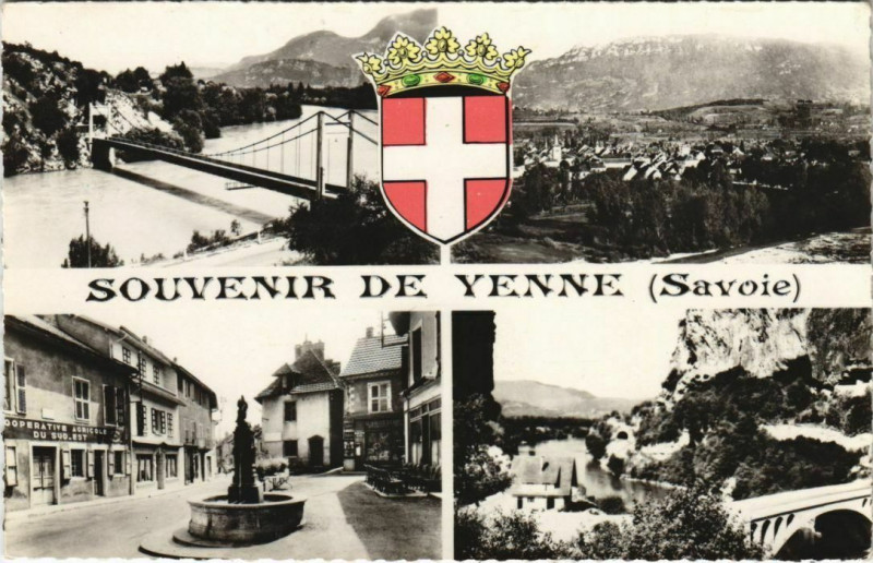 Carte postale ancienne Yenne Scenes à Yenne