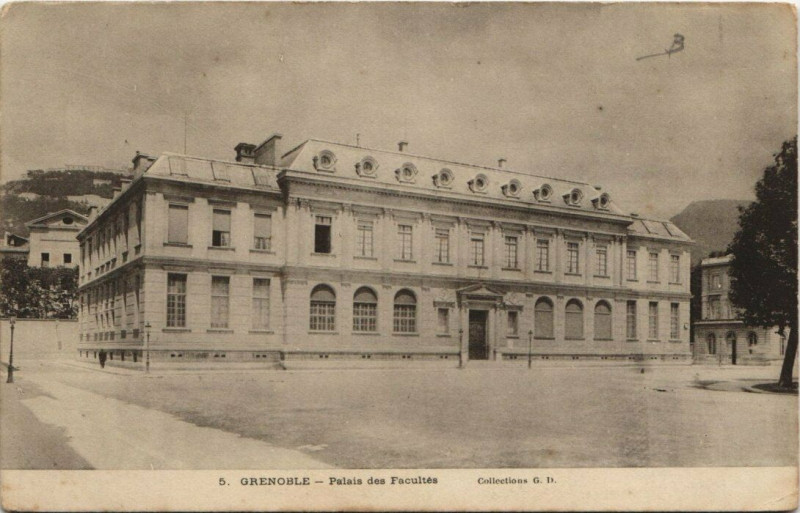 Carte postale ancienne Grenoble Palais des Facultés à Grenoble