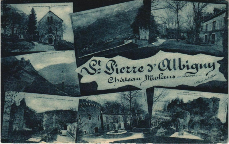 Carte postale ancienne Saint-Pierre-d'Albigny Scenes à Saint-Pierre-d'Albigny