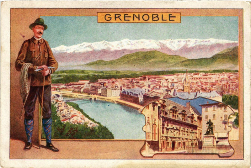 Carte postale ancienne Grenoble à Grenoble