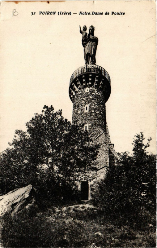 Carte postale ancienne Voiron - N.-D. de Vouise à Voiron