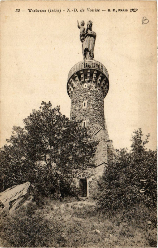 Carte postale ancienne Voiron - N.-D. de Vouise à Voiron