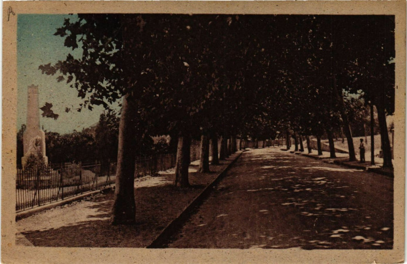 Carte postale ancienne Tullins - Boulevard Michel-Perret à Tullins