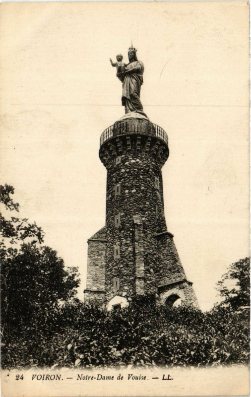 Carte postale ancienne Voiron - N.-D. de Vouise à Voiron