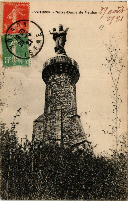 Carte postale ancienne Voiron - N.-D. de Vouise à Voiron