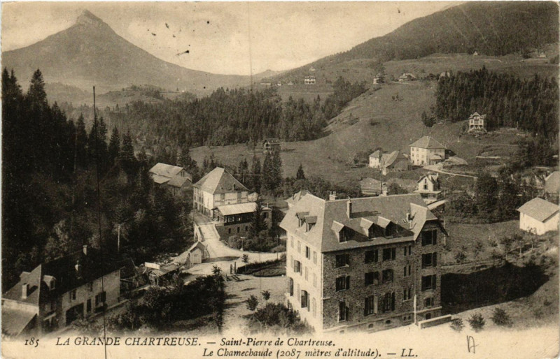 Carte postale ancienne La Grande Chartreuse - Saint-Pierre-de-Chartreuse - Le Chamechaude à Saint-Pierre-de-Chartreuse
