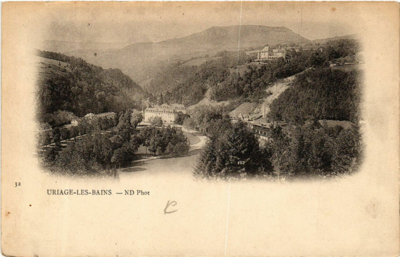 Carte postale ancienne Uriage-les-Bains