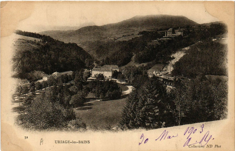 Carte postale ancienne Uriage-les-Bains