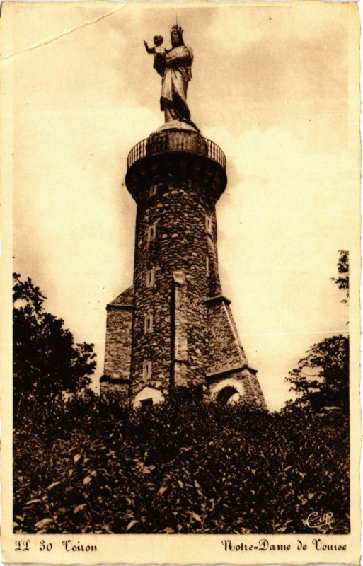 Carte postale ancienne Voiron - N.-D. de Vouise à Voiron