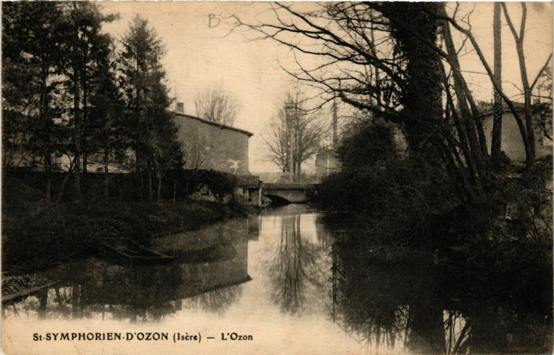 Carte postale ancienne Symphorien-d'Ozon - L'Ozon à Oz