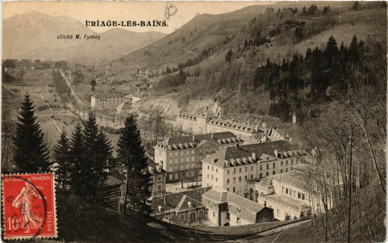 Carte postale ancienne Uriage-les-Bains