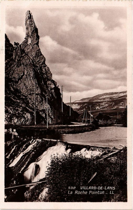 Carte postale ancienne Villard-de-Lans - La Roche Pointure à Villard-de-Lans