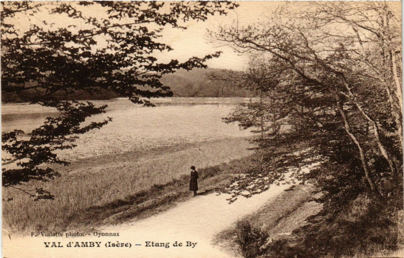 Carte postale ancienne Val-d'Amby - Etang de By