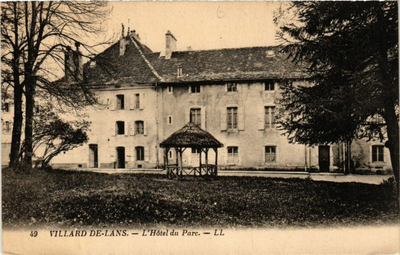Carte postale ancienne Villard-de-Lans - L'Hotel du Parc à Villard-de-Lans
