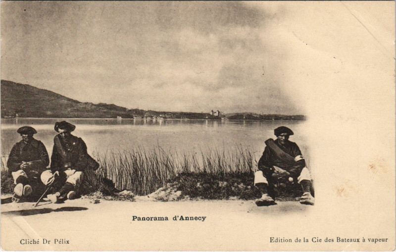 Carte postale ancienne Annecy Panorama à Annecy