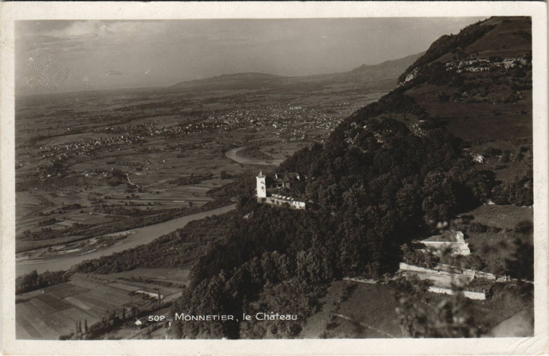 Carte postale ancienne Monnetier le Chateau