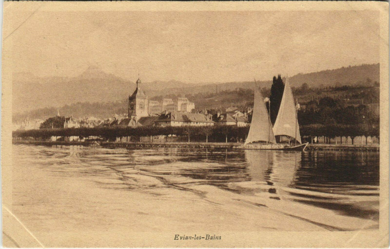 Carte postale ancienne Evian-les-Bains à Évian-les-Bains