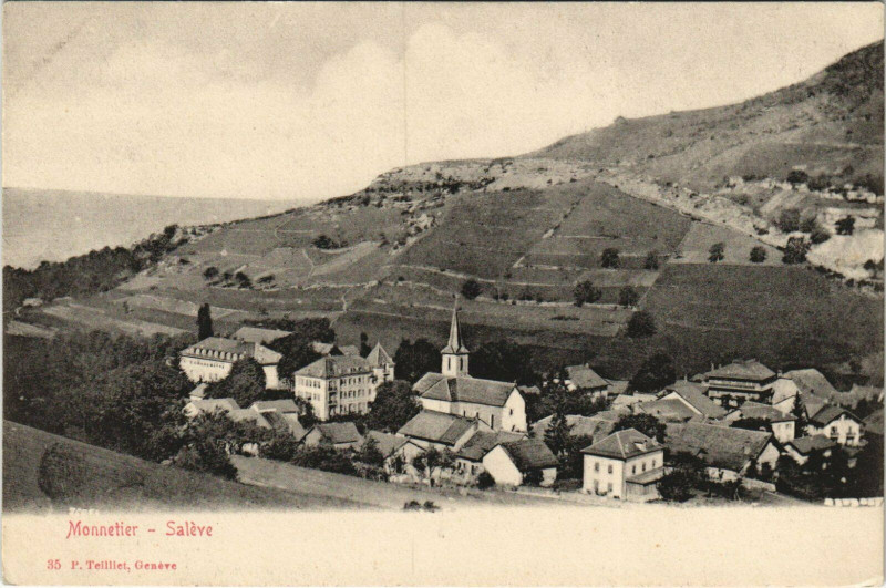 Carte postale ancienne Monnetier Saleve