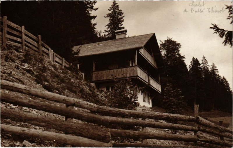 Carte postale ancienne Abondance - Chalet à Abondance