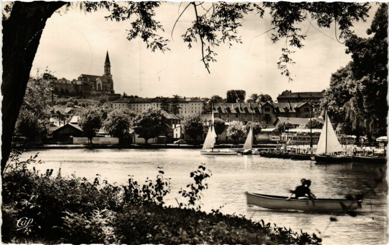 Carte postale ancienne Annecy - Le Lac à Annecy