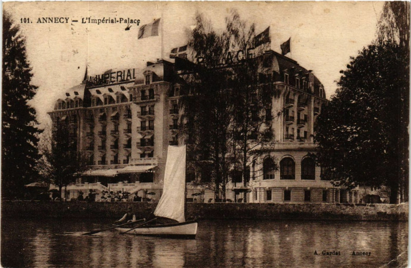 Carte postale ancienne Annecy - L'Imperiel-Palace à Annecy