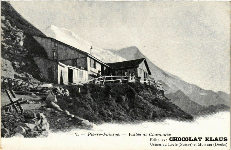 Carte postale ancienne Pierre-Pointue - Vallée de Chamonix