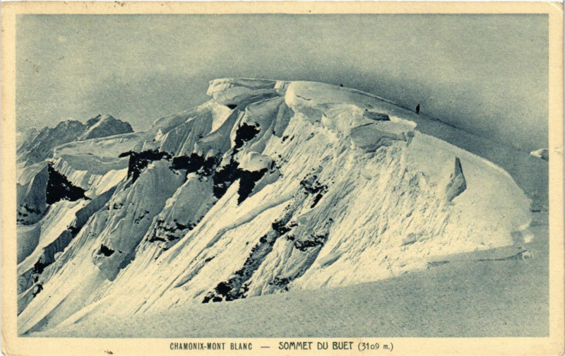 Carte postale ancienne Chamonix - Sommet du Buet